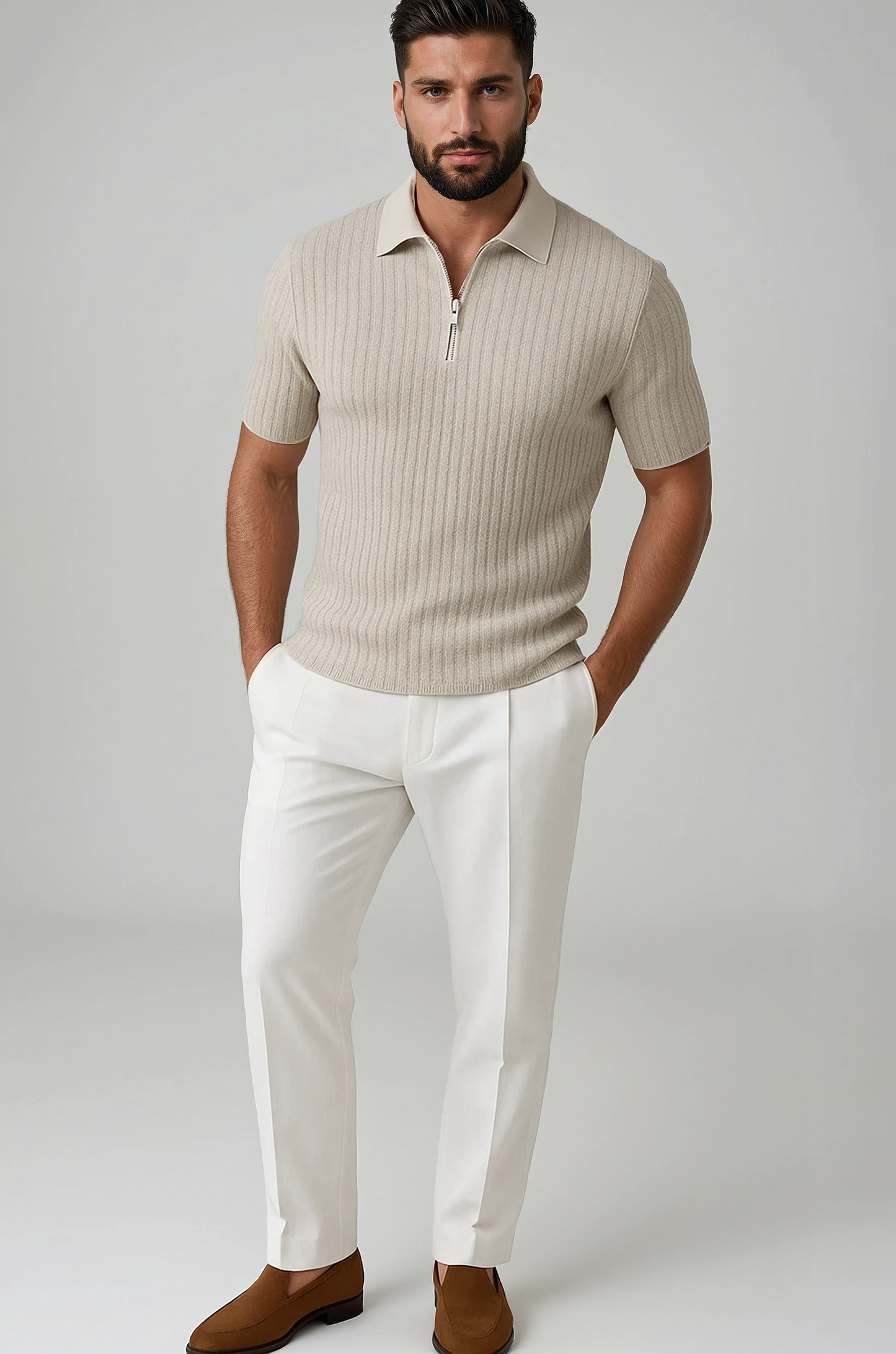 Levan Knitted Polo